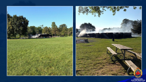 Hamilton Police Investigating Arson at Christie Lake Hamilton Police Investigating Arson at Christie Lake