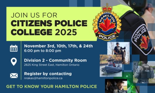 Hamilton Police Invite Community to Citizen’s Police College