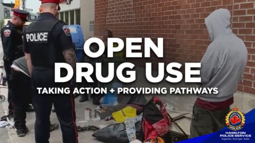 Hamilton Police Target Open Drug Use